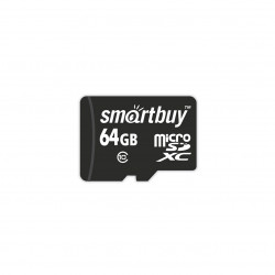 Накопители информации Карта памяти micro SD Smartbuy, SB64GBSDCL10-00